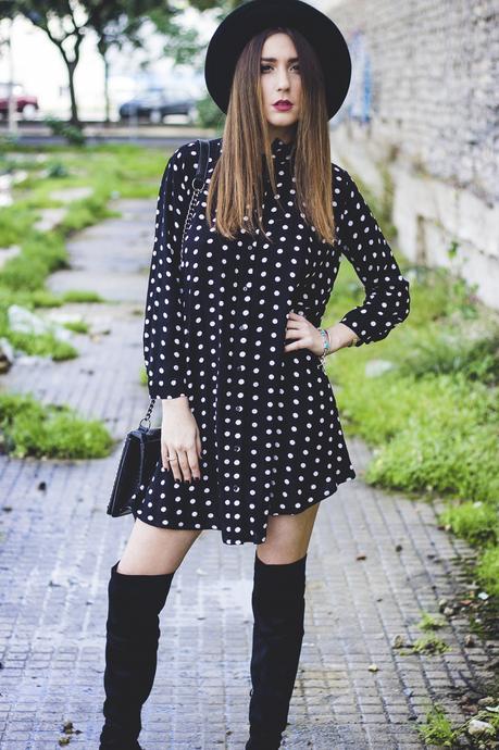 POLKA DOTS MINI DRES+HOW TO STYLE: CROP TOPS