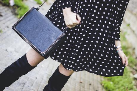 POLKA DOTS MINI DRES+HOW TO STYLE: CROP TOPS