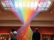 etéreo arco iris hilo llena galería Museo Arte Toledo