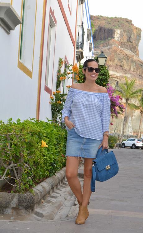 LOOK EN AZUL CON NUEVOS BOTINES LOOK EN AZUL CON NUEVOS BOTINES