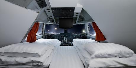 Hoteles fuera de lo común como este avión