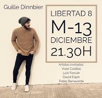 Concierto de Guille Dinnbier en Libertad 8