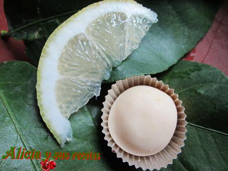 TRUFAS DE CHOCOLATE BLANCO AL LIMONCELLO