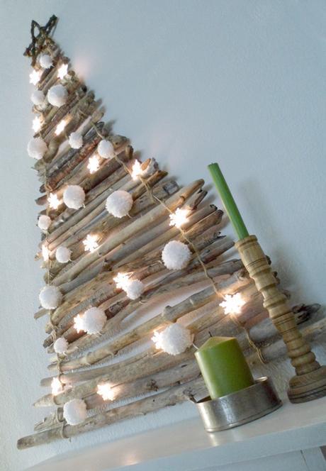 DIY: Arbol de Navidad con palos