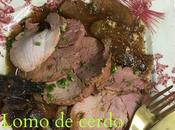 Lomo Cerdo Asado Manzanas, Mostaza Patatas Violetas