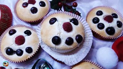 Muffins muñecos de nieve