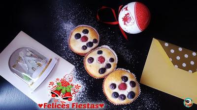 Muffins muñecos de nieve