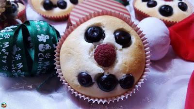 Muffins muñecos de nieve