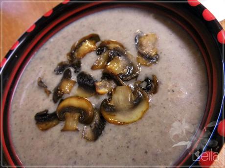 Crema de champiñones