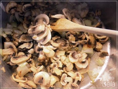 Crema de champiñones