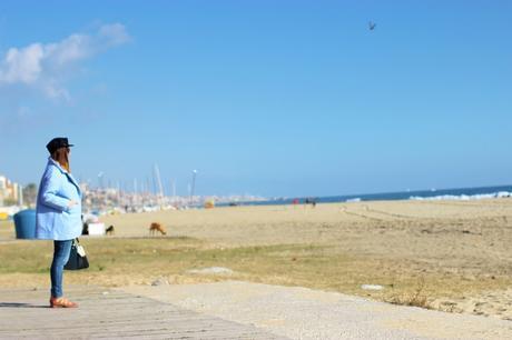 Abrigo azul bebé de GAMISS Abrigo azul bebé de GAMISS