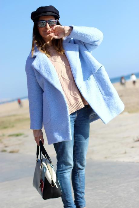 Abrigo azul bebé de GAMISS Abrigo azul bebé de GAMISS