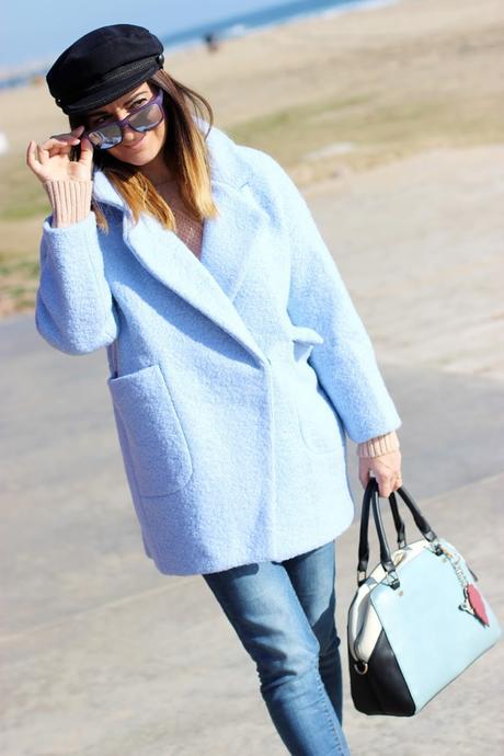 Abrigo azul bebé de GAMISS Abrigo azul bebé de GAMISS