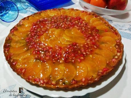 tarta de mandarina