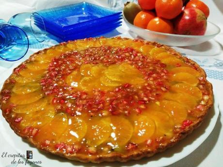 tarta de mandarina