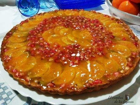 tarta de mandarina