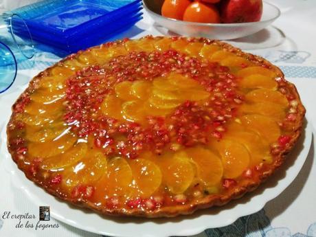 tarta de mandarina