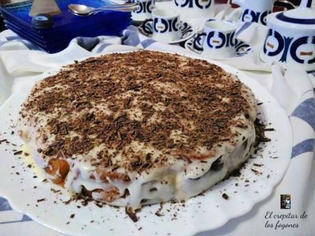TARTA DE CALABAZA Y ALMENDRA CON GLASEADO DE LIMÓN Y VIRUTAS DE CHOCOLATE tarta de calabaza