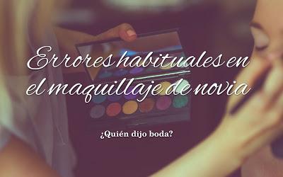 Errores habituales en el maquillaje de novia