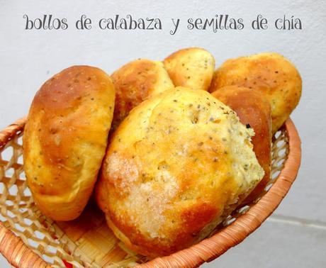 Bollos de Calabaza y Semillas de Chía