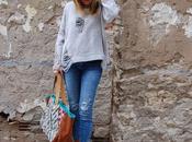 tODO rOTO rIPPED sWEATER #nOUNIFORMES