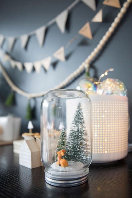 Una mesa muy nórdica para las cenas de Navidad