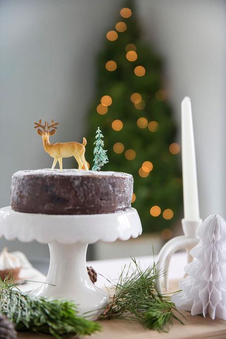 Una mesa muy nórdica para las cenas de Navidad