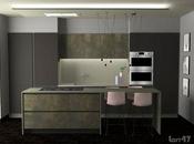 modeling rendering Diseño renderizado cocinas para vivienda