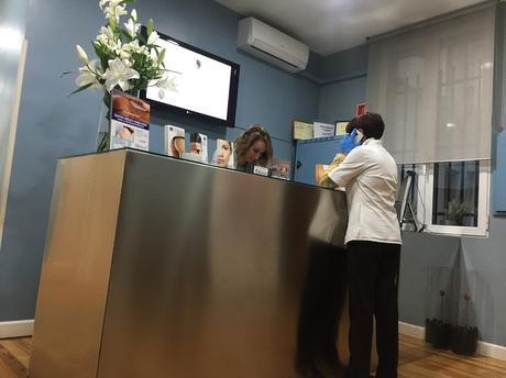 La recepción del centro FEMM Importante: Prepara tu cutis para el Invierno
