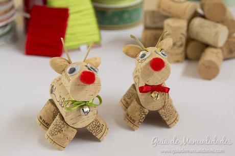 decorando la mesa de navidad para los peques