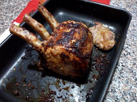 Carré de cerdo entero al horno - Carré de cerdo al horno fácil - Carrè di maiale al forno al pepe bianco - Roast pork rack recipe