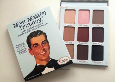 The Balm: Meet Matt(e) Trimony palette