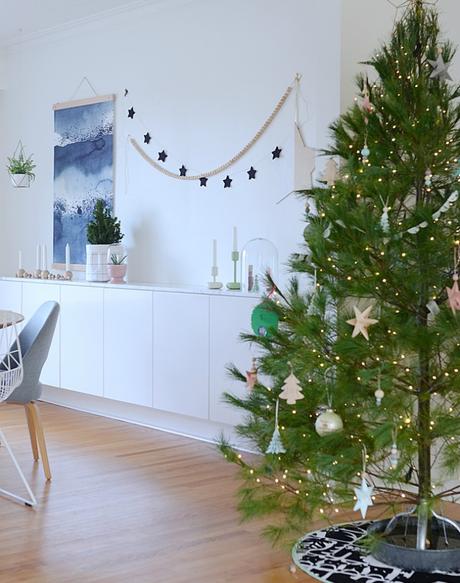 La casa de una famosa deco-blogger en Navidad