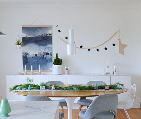 La casa de una famosa deco-blogger en Navidad
