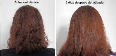 Pelo teñido y alisado brasileño