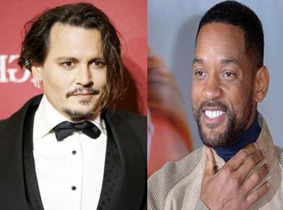 Johnny Depp y Will Smith,  menos rentables de Hollywood