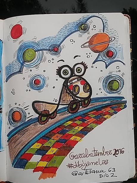 #garabatember2016 Día 2 #dibújamelas