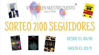 Ganadores del sorteo 2100 seguidores!