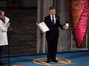 Juan manuel santos recibe nobel 2016
