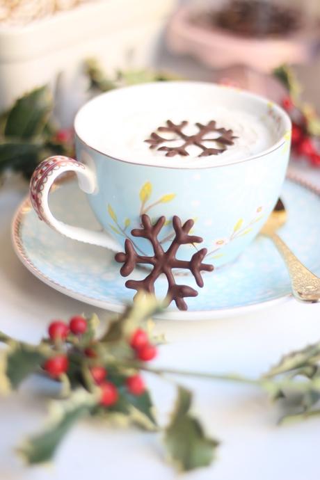DIY Navidad - Copos de nieve de chocolate