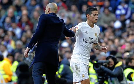 Zidane da un consejo a James Rodríguez y analiza la actualidad del Real Madrid