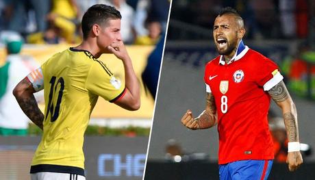 Donde ver Colombia vs Chile EN VIVO: Canales, Hora. Partido OnLine