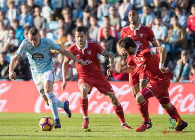 Crónica Celta 0 - Sevilla FC 3