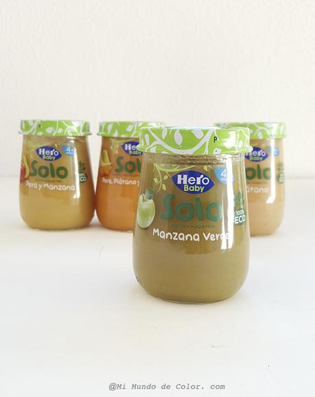 compotas de frutas para bebes hero baby solo