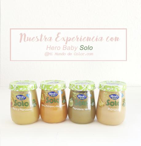 nuevos potitos de fruta ecologica Hero baby solo