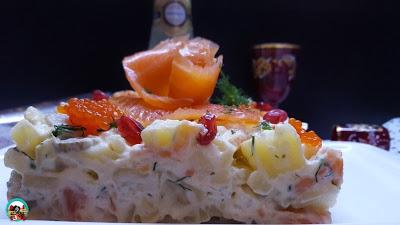 Ensaladilla de salmón ahumado