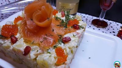 Ensaladilla de salmón ahumado