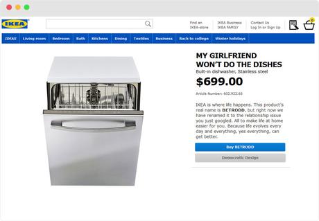 IKEA renombra sus productos con los problemas más buscados en Google