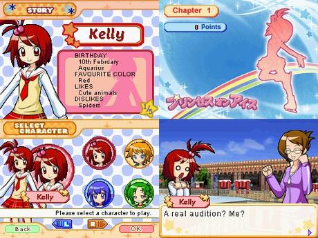 Princess on Ice (versión japonesa) de Nintendo DS traducido al inglés