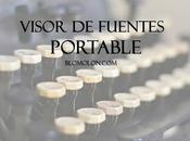 Visor Fuentes Portable